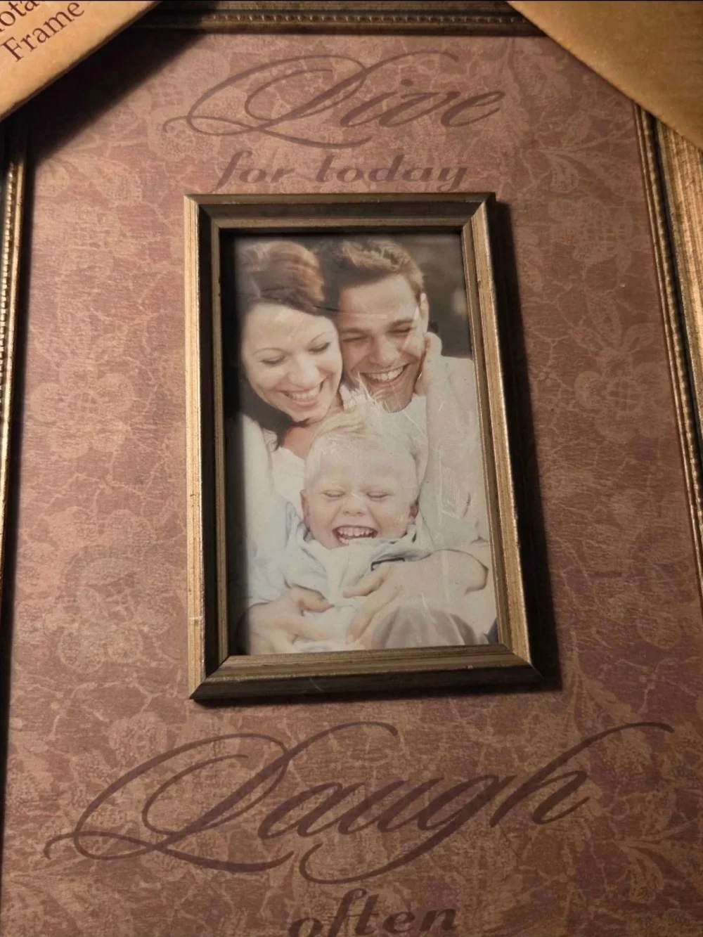 2009 New View Live Love Laugh Double Photo Frame NEW Sealed Kohl’s